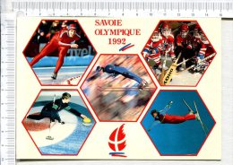 SAVOIE OLYMPIQUE   1992  -  5 Vues  : Disciplines Olympiques  :  Patinage Vitesse, Saut, Hockey, Curling, Ski Artistique - Jeux Olympiques