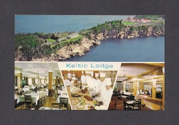 NOVA SCOTIA - NOUVELLE ÉCOSSE - CAPE BRETON - AERIAL VIEW KELTIC LODGE - DINING ROOM - GOURMET'S DELIGHT - THE LOUNGE - Cape Breton