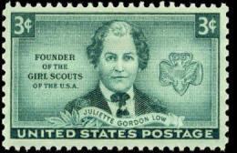 1948 USA Juliette Low Stamp Sc#974 Girl Scout Famous Scouting - Unused Stamps