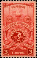 1948 USA American Turners Centennial Stamp Sc#979 Sport Discus Flame Torch - Ongebruikt