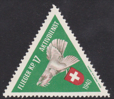 Timbre Militaire Suisse - Timbre Du Soldat - Etichette