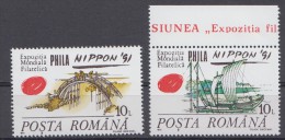 Rumänien; 1991; Michel 4708/9 **; Nippon - Neufs