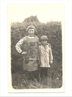 Photo Carte  De 2 Enfants - Foto Jos. Janssen RECKHEIM (2029)b130 - Andere & Zonder Classificatie