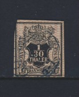 HANOVRE 1856 SCOTT N°12  YVERT N°11 OBLITERE - Hanover