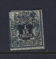 HANOVRE 1856 SCOTT N°13  YVERT N°12 OBLITERE - Hanovre