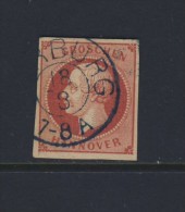 HANOVRE 1859/63 SCOTT N°19b  YVERT N°17a  OBLITERE - Hannover