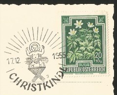 CHRISTKINDL Bei Steyr Oberösterreich Frohe Weihnachten Und Gutes Neujahr 1955 - Steyr