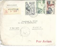 LR De Vohemar Pour Paris  Timbres 339, 341, 342   1958 - Storia Postale