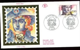 FDC 1/06/91 : SAINT JUST - French Revolution