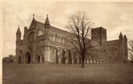 ST ALBANS -  Cathedral, From S. W. - Hertfordshire