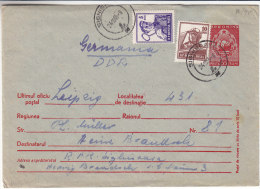 Avions - Aviateur -  Roumanie - Lettre De 1955 - Entier Postal - Briefe U. Dokumente