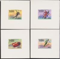 TCHAD  EPREUVE/PROOF  OLYMPIQUE INNSBRUCK 1976   YVERT N°  308/9+PA169/70  Réf   5106 - Hiver 1976: Innsbruck