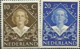 NEDERLAND    1948  497/498 - Gebruikt