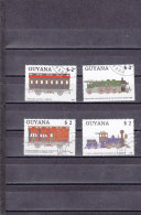 Guyana  1989  Yt  2069/72   Used - Tranvie