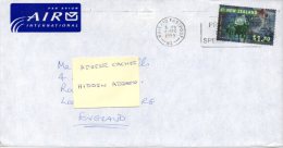 NOUVELLE-ZELANDE. N°1740 De 1999 Sur Enveloppe Ayant Circulé. Millénium/Indépendance Nucléaire. - Atomo