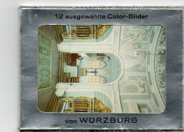 Würzburg 12 Photos Couleur De 7,5 Cm Sur 10,5 Cm - Alben & Sammlungen