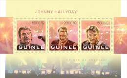 Guinea. 2013 Johnny Hallyday. (314a) - Singers