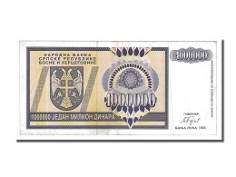 Billet, Bosnia - Herzegovina, 1 Million Dinara, 1992, TTB - Bosnie-Herzegovine