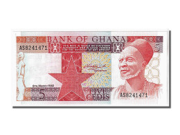 Billet, Ghana, 5 Cedis, 1982, KM:19c, NEUF - Ghana