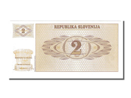 Billet, Slovénie, 2 (Tolarjev), 1990, SPL - Slovénie