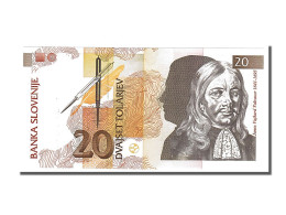 Billet, Slovénie, 20 Tolarjev, 1992, 1992-01-15, NEUF - Slovénie