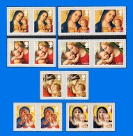 GB 2013-0004, Christmas "Madonna & Child", Pair Set (7 Denominations), MNH - Ongebruikt
