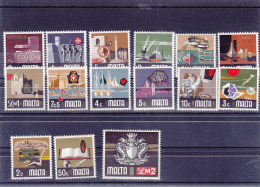 MALTA   YVERT  459/73   MNH  ** - Malte (...-1964)