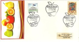 AUSTRALIE. Fruits De New-South-Wales (Australia´s Big Apple) Sur Lettre Du Village D´Orange - Marcophilie