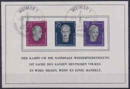 DDR 1958 / MiNr. Block 15  O / Used  (L150) - Used Stamps