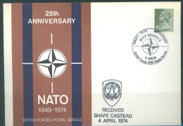 GB - 4 APRIL 1974 - NATO 25th ANNIVERSARY BRITISH FORCES - Lot 8956 - Cartas & Documentos