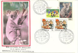 AUSTRALIE.  Koalas Du Cleland Wildlife Park (South-Australia) - Postmark Collection