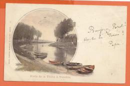 FEL489, Bords De La Thièle à Yverdon, Précurseur,  Circulée 1898 - Yverdon-les-Bains 