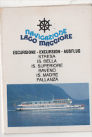 Alt407 Orario, Timetable | Traghetto, Ferry, Bateau Lago Maggiore | 1995 | Stresa, Baveno, Pallanza, Isole Borromee - Europa