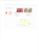 SVIZZERA  1975 Yvert 939-977 - Lettera Per L´Italia  - Raccomandata - Briefe U. Dokumente