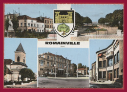 ROMAINVILLE. Multivues.  (C.P.S.M. - Grand Format.) - Romainville