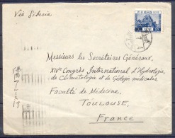 Lettre De  TOBIO  Japon  Pour TOULOUSE Via SIBERIA Cachet ARRIVEE Le 22 VII 1933 Timbre SEUL Sur LETTRE - Covers & Documents
