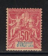 ANJOUAN N° 11 * - Unused Stamps