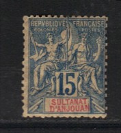 ANJOUAN N° 6 * - Unused Stamps