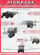 PULVERISATEUR-ATOMISEUR AGRICOLE)  5 OUTILS DIFFERENTS - CARISTIQUES AU DOS - MARQUE ATOMAGRA - Material Y Accesorios