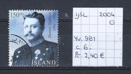 IJsland 2004 - Yv. 981 Gest./obl./used - Oblitérés