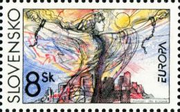 CZ1591 Slovakia 1995 Painting 1v MNH - Ungebraucht