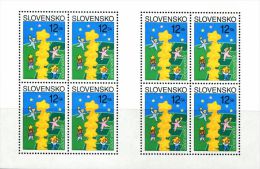 CZ1623 Slovakia 2000 Child Star Sheet 8v MNH - Ungebraucht