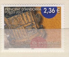 ANDORRE 2003 CONSTITUTION  YVERT N°577 NEUF MNH** - Neufs