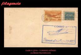 TRASTERO. CUBA SPD-FDC. 1953-03 CORREO AÉREO - FDC