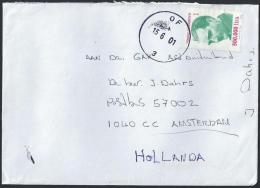 Cover From Of (Trabzon) To Amsterdam; 15-06-2001 - Storia Postale