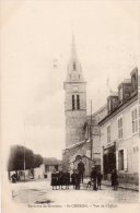 91 Environs De Dourdan St Cheron Vue De L'Eglise Animée Carte Precurseur - Saint Cheron