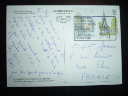 CP  POUR FRANCE TP ROYAL OPERA HOUSE 13 1/2P + ALBERT MEMORIAL 12P OBL.12 MAY 1980 INTERNATIONAL STAMP EXHIBITION LONDON - Lettres & Documents