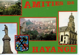 Amitiés De Hayange Multivues : Viaduc église St Martin Vierge Marie N°167 Europ Blason - Hayange