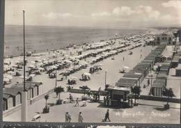 1958 SENIGALLIA SPIAGGIA FG V SEE 2 SCANS ANIMATA - Senigallia