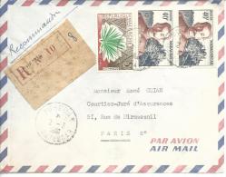 LR De Vohemar Affanchissement Mixte: Colonie 339x2 Et République 346  1961 - Storia Postale